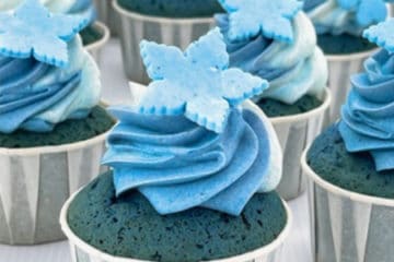 Blue Velvet Snow Flake Muffin